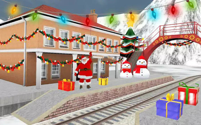 圣诞列车模拟游戏中文手机版（Santa Christmas Train Sim）